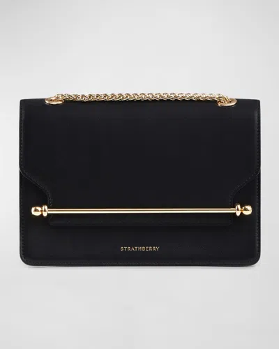 Strathberry East West W Leather In Black
