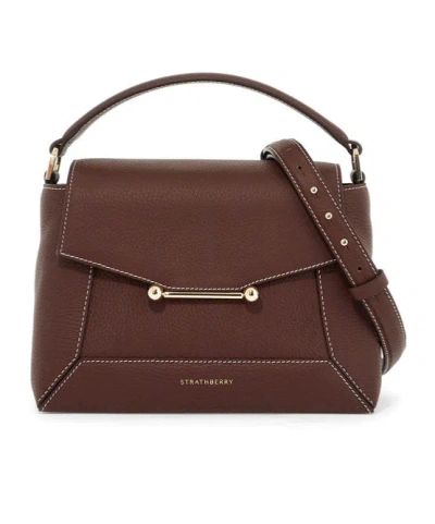 Strathberry Flip Shoulder Bag In Red