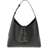 Strathberry Kite Leather Hobo Bag In Black