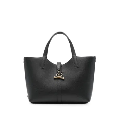 Strathberry Kite Midi Tote Bag In Black