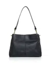 Strathberry Hobo Wool Handbag In Black