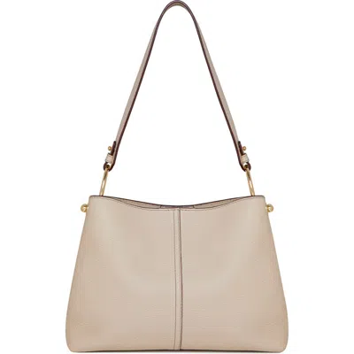 Strathberry Lana Leather Hobo Bag In Oat