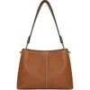 Strathberry Leather Lana Shoulder Bag In Tan