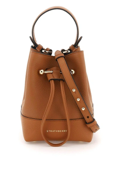Strathberry Lana Osette Bucket Bag In Tan (brown)