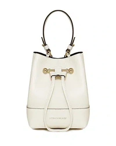 STRATHBERRY LANA OSETTE LEATHER BUCKET BAG