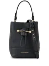 Strathberry Lana Osette Leather Shoulder Bag In Black