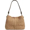 Strathberry Lana Raffia Hobo Bag In Brown