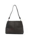 Strathberry Lana Ring-detail Shoulder Bag In Black