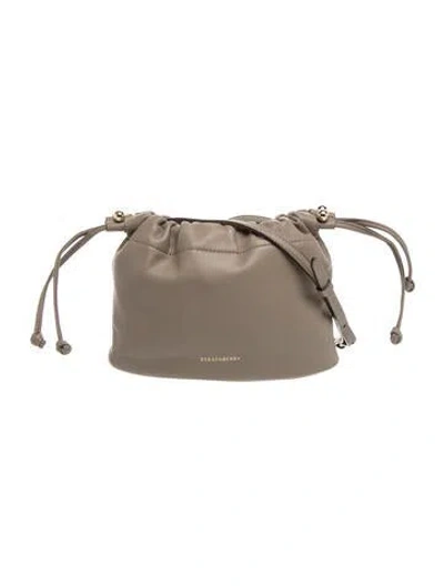 Pre-owned Strathberry Leather Bucket Bag In Neutrals