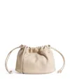 Strathberry Leather Charlotte Clutch Bag In Brown