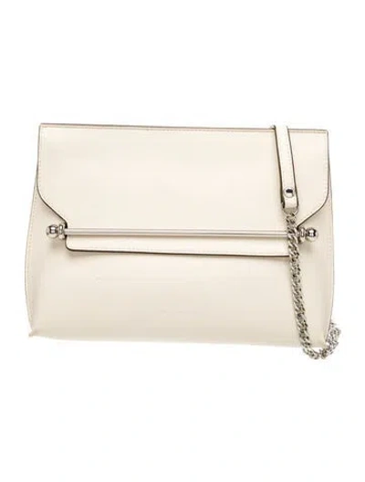 Pre-owned Strathberry Leather Clutch In Neutral