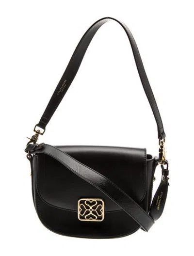 Pre-owned Strathberry Leather Crossbody Bag In Black