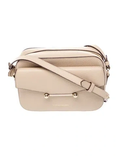 Pre-owned Strathberry Leather Crossbody Bag In Neutrals