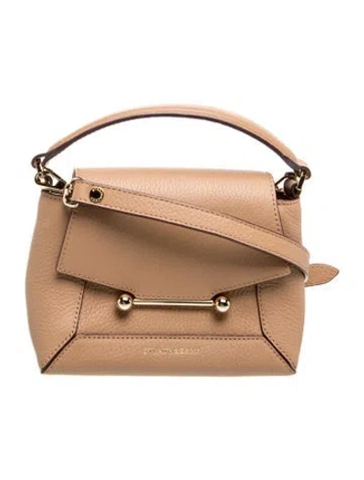Pre-owned Strathberry Leather Crossbody Bag In Neutrals