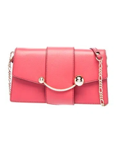 Pre-owned Strathberry Leather Crossbody Bag In Pink