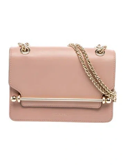 Pre-owned Strathberry Leather East/west In Pink