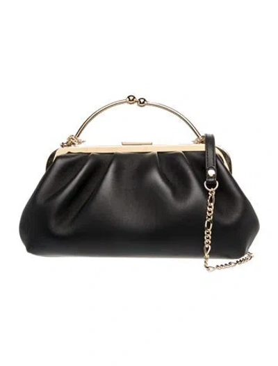Pre-owned Strathberry Leather Frame In Black
