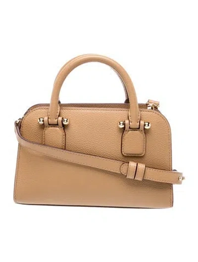 Pre-owned Strathberry Leather Georgia Mini In Neutral