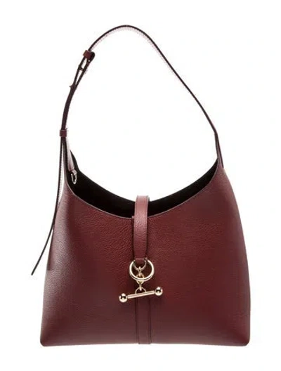 Pre-owned Strathberry Leather Kite In Burgundy