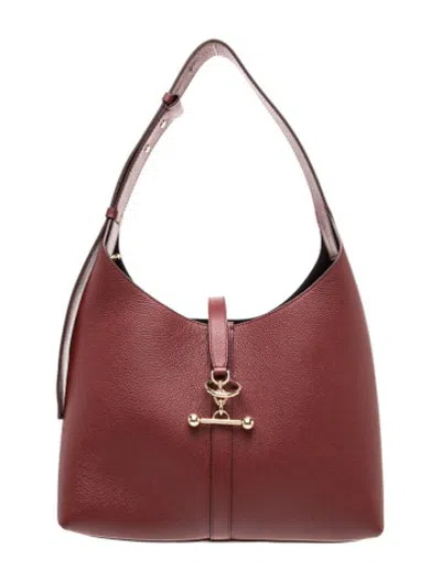 Pre-owned Strathberry Leather Kite In Burgundy