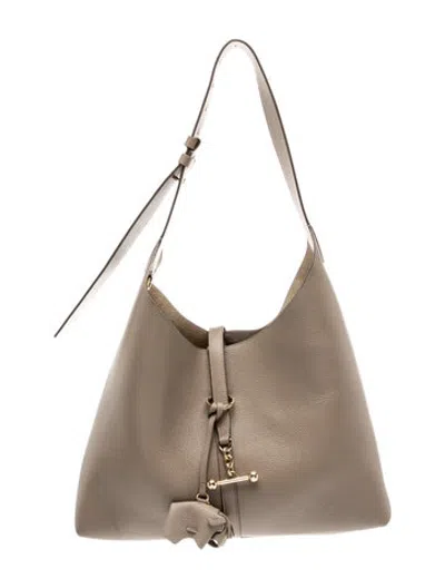 Pre-owned Strathberry Leather Kite In Grey