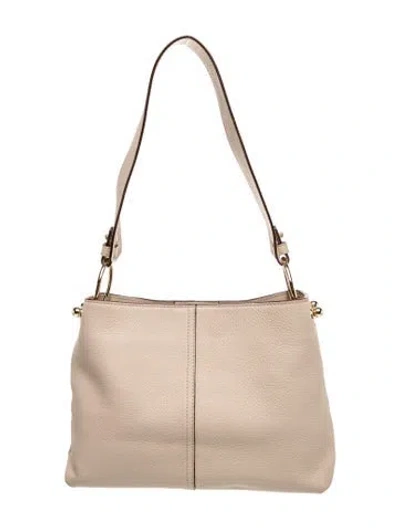 Pre-owned Strathberry Leather Lana In Neutral
