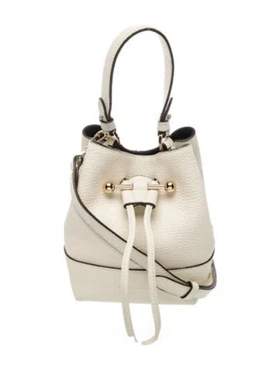 Pre-owned Strathberry Leather Lana Osette In Neutrals