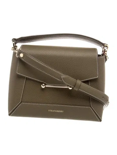 Pre-owned Strathberry Leather Mosaic 2024 In Green