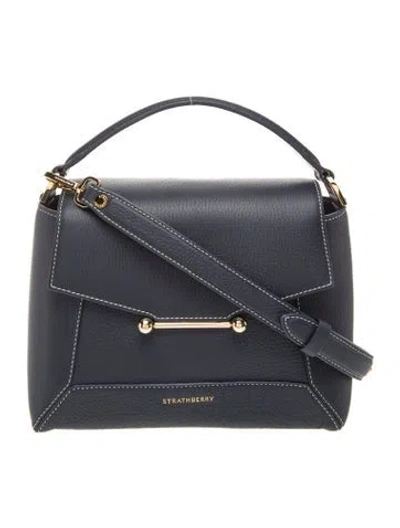 Pre-owned Strathberry Leather Mosaic In Blue