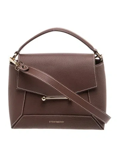 Pre-owned Strathberry Leather Mosaic In Brown