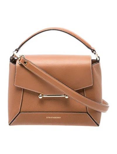 Pre-owned Strathberry Leather Mosaic In Brown
