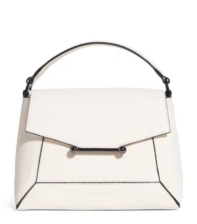 Strathberry Leather Mosaic Top-handle Bag In Blue