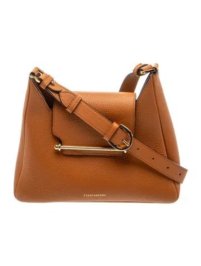 Pre-owned Strathberry Leather Multrees Hobo In Brown