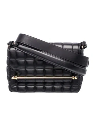 Pre-owned Strathberry Leather Shoulder Bag In Black
