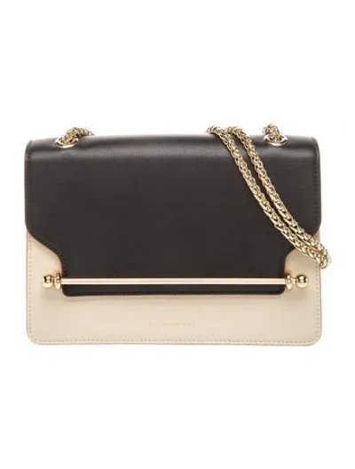 Pre-owned Strathberry Leather Shoulder Bag In Black
