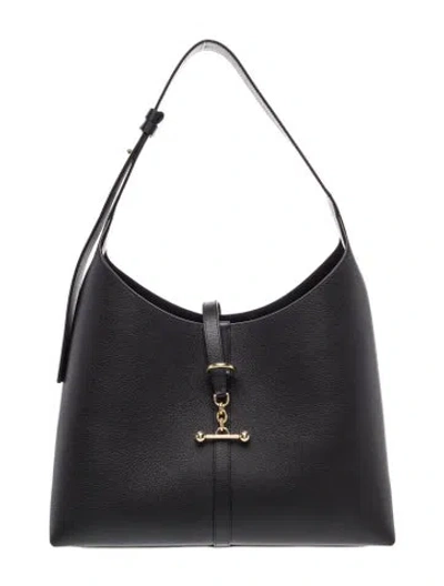 Pre-owned Strathberry Leather Shoulder Bag In Black
