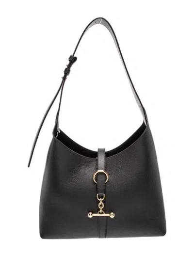 Pre-owned Strathberry Leather Shoulder Bag In Black