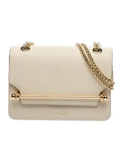 Pre-owned Strathberry Leather Shoulder Bag In Neutrals