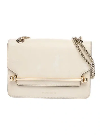 Pre-owned Strathberry Leather Shoulder Bag In Neutrals