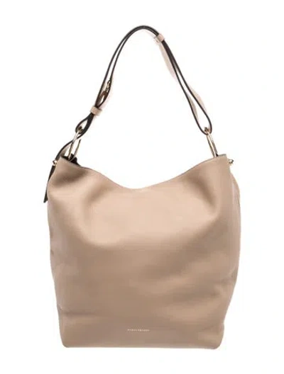 Pre-owned Strathberry Leather Shoulder Bag In Neutrals