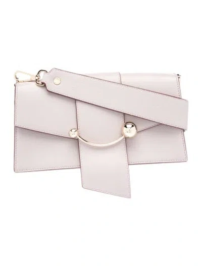 Pre-owned Strathberry Leather Shoulder Bag In Pink