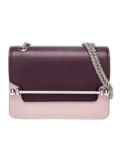 Pre-owned Strathberry Leather Shoulder Bag In Purple