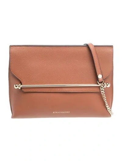 Pre-owned Strathberry Leather Stylist In Brown
