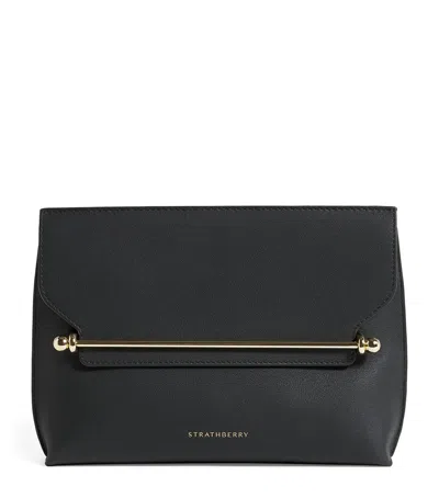 STRATHBERRY LEATHER STYLIST CLUTCH BAG