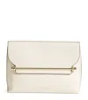 Strathberry Leather Stylist Clutch Bag In White