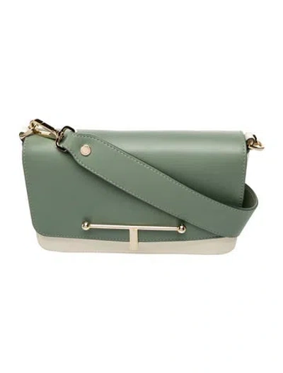 Pre-owned Strathberry Leather Top Handle Bag In Green