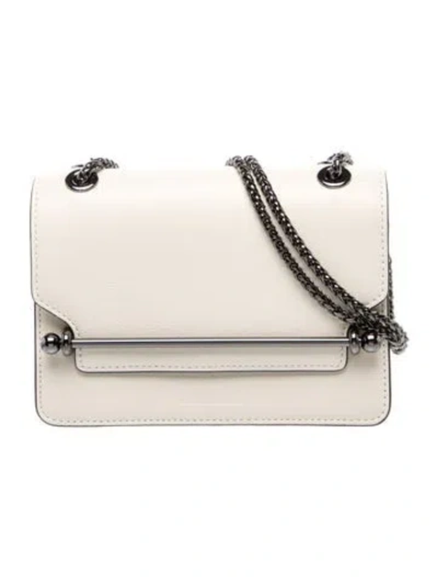 Pre-owned Strathberry Leather Top Handle Bag In Neutral