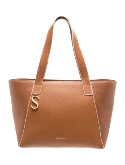 Pre-owned Strathberry Leather Tote In Brown