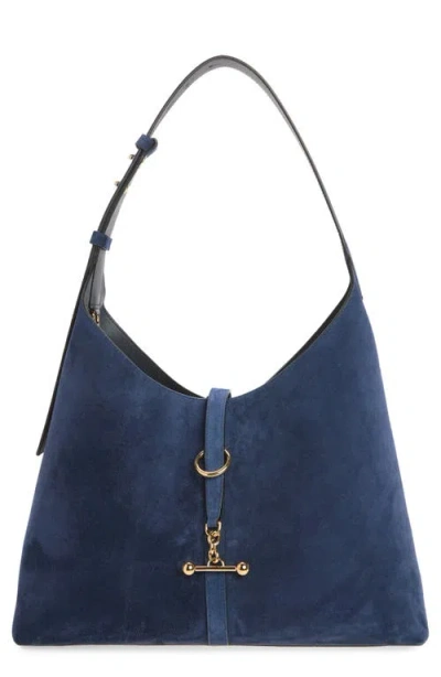 Strathberry Maxi Kite Hobo Bag In Loch Blue
