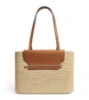Strathberry Raffia Basket Tote In Brown